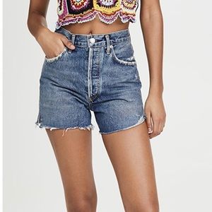 Agolde Dee ultra high rise shorts